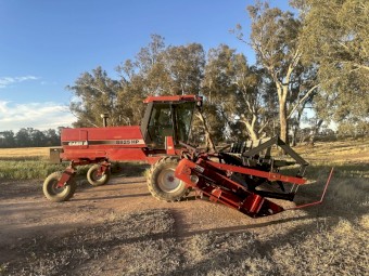 Case IH 8825 Windrower with 25ft Front