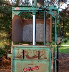 Mac Lodge Minor Petrol Powered Hydraulic Wool Press 