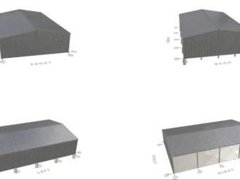 SHED Hay/machinery 32x20x6 