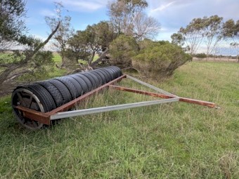 5m Rubber Truck Tyre Roller
