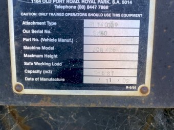 loader grain bucket 
