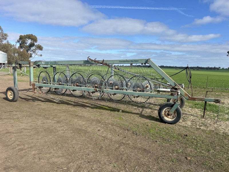 John Shearer 12R Combination Hay Rake 