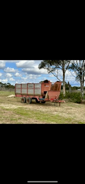 Pearsons SD160 (Buckton) Forage Wagon & Tarrup 404 Forage Chopper