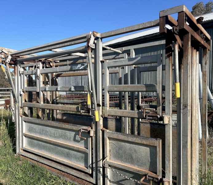 National Stockyard Systems Cattle Crush