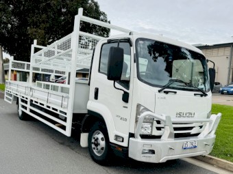 2020 Isuzu FRR500 Concrete Setup Truck
