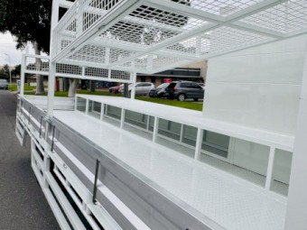 2020 Isuzu FRR500 Concrete Setup Truck