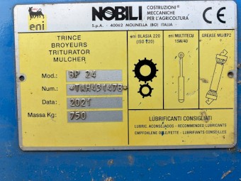 2021 Nobili BP 24 mulcher 