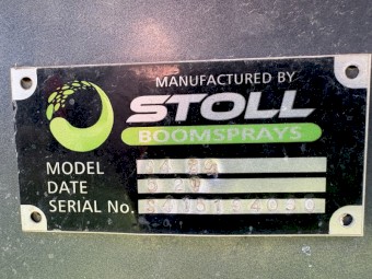 2021 Stoll S4 Boom Spray