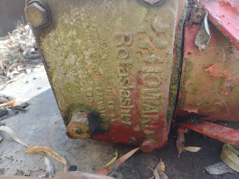 Howard slasher gear box and blades.