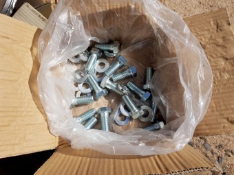 Boss wheel spacer kit Case MX/ New Holland