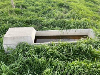 Concrete stock troughs 