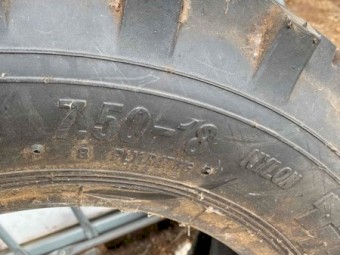 13.6 -38 x2  7.50-18x2 tyres