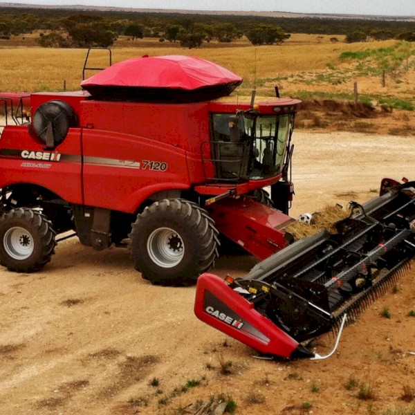 Grain tank tarp for Case Ih