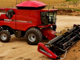 Grain tank tarp for Case Ih