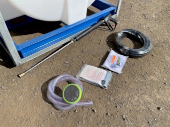 Heated Pressure washer with tank 