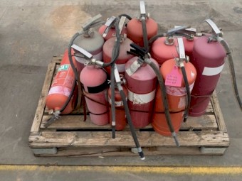Used Fire Extinguishers