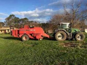 2005 Massey Ferguson 187 SBC 4x3 baler