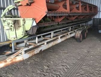 Claas Flex Front And Trailer