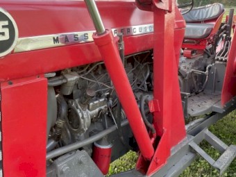 Massey Ferguson 165 loader slasher 
