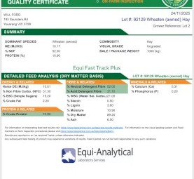 1000mt Wheaten Hay 670kg 8x4x3 Bales