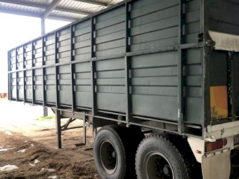 Under Auction - (A198) Home Made 28ft Tipper Trailer 