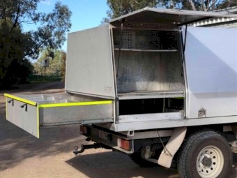 Alloy canopy/tray