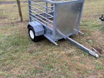 Drop down ATV trailer 