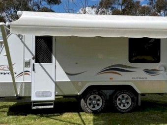 2008 Jayco discovery outback with bunks.