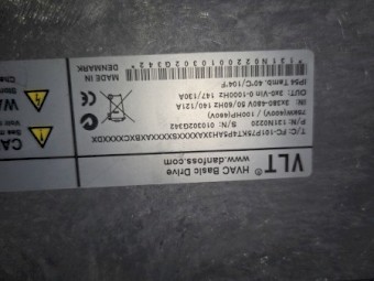 VSD’s 75KW/100HP