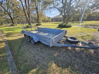 12x6 box trailer with fold down ramp