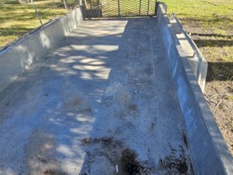 12x6 box trailer with fold down ramp