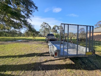 12x6 box trailer with fold down ramp