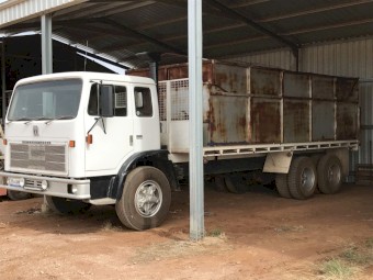 Under Auction - (A195) 1977 International Acco 1830 Tipper Tray Truck 