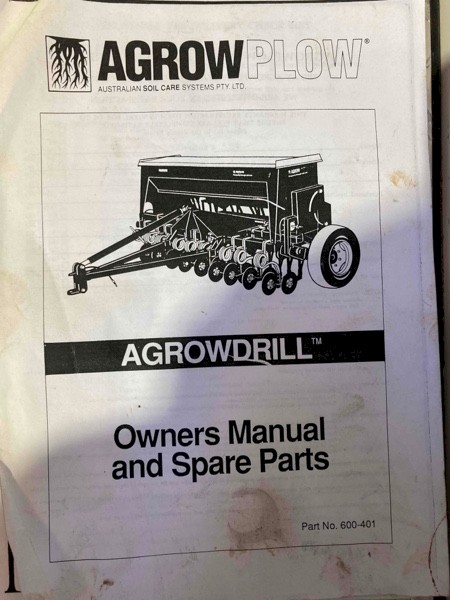 Agrowplow 17 Run Seed Drill