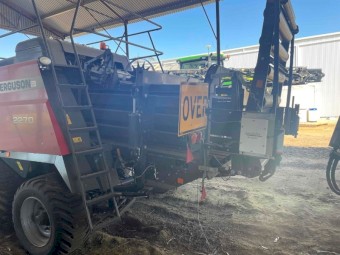 Under Auction - (A227) 2019 Massey Ferguson 2270 Large Square Baler 