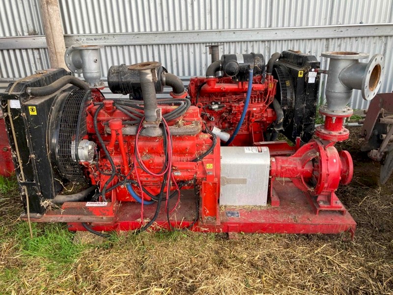 Crossley 130hp motor and 5x4" pump